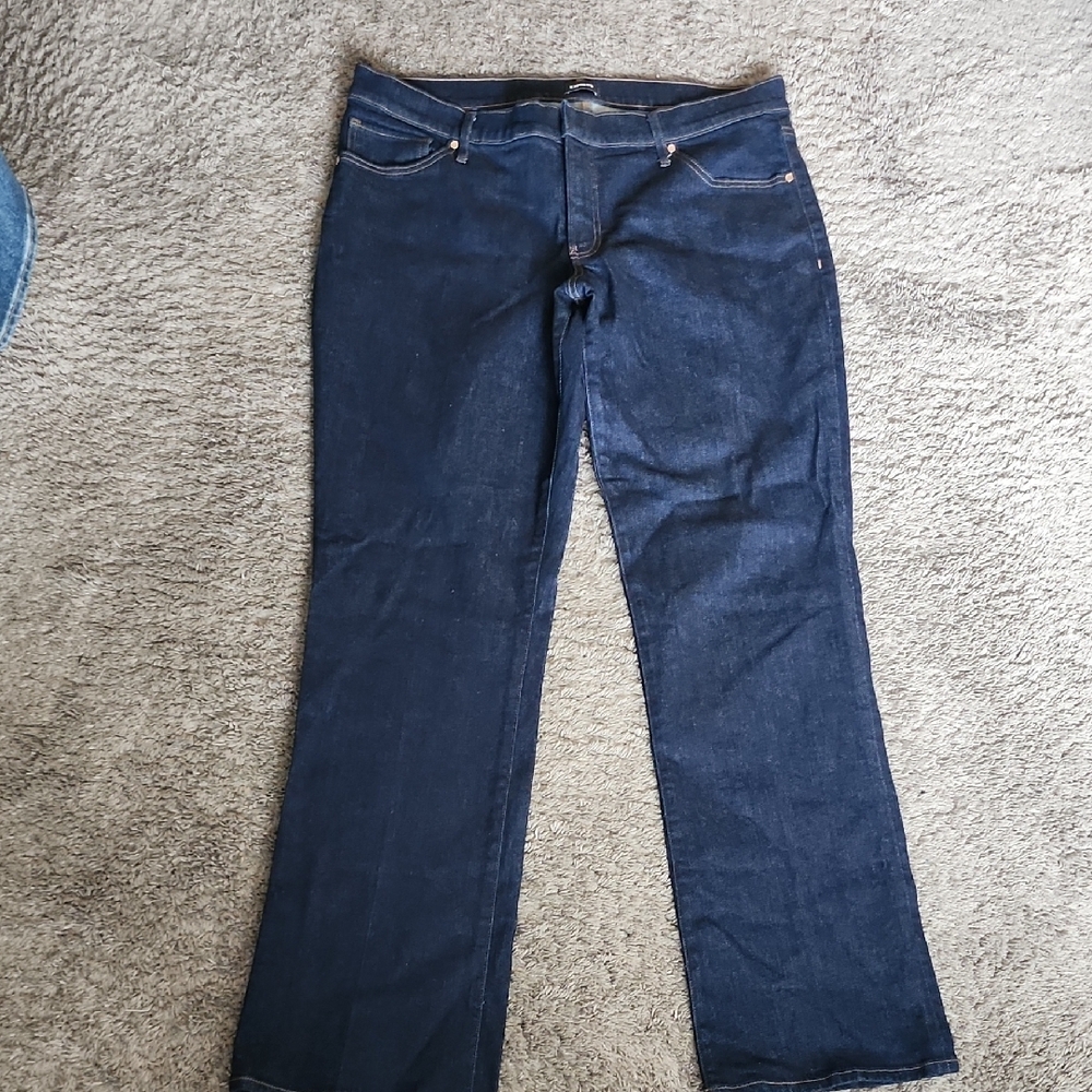 Express Boot Cut Blue Jeans Classic Denim
